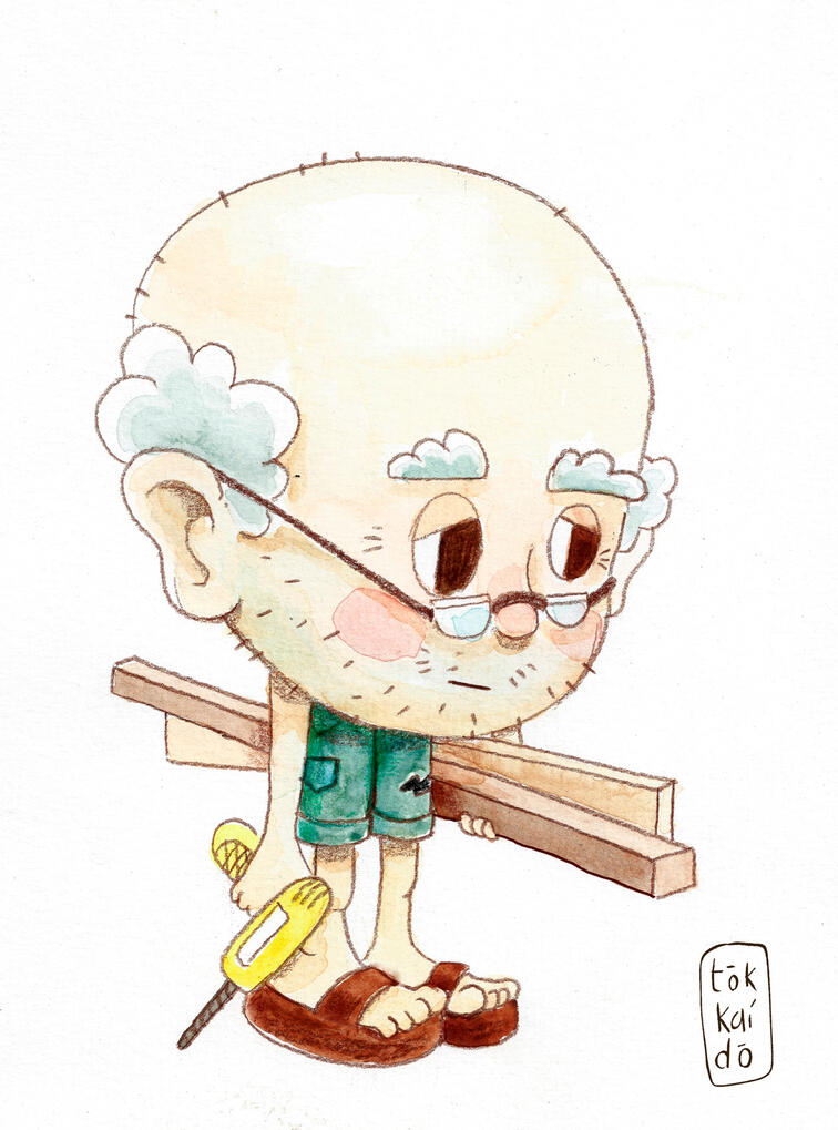 A kawaii version of my father